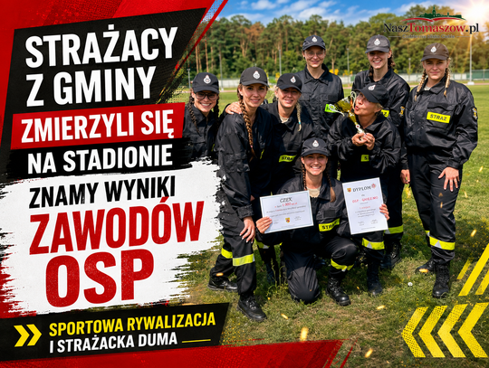 Strażacy z gminy zmierzyli się na stadionie. Znamy wyniki zawodów OSP
