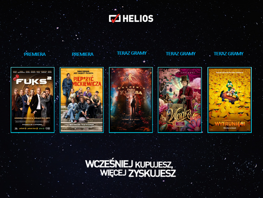 Styczniowe premiery w kinach Helios