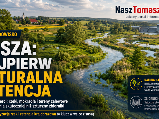 Susza/ Eksperci: w pierwszej kolejności należy wspierać naturalną retencję