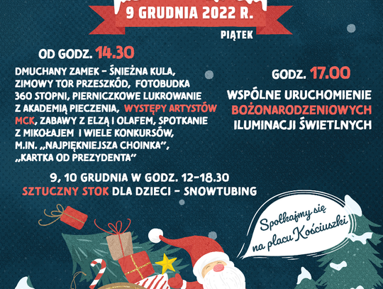 Miasto się świątecznie rozświetli w najbliższy piątek