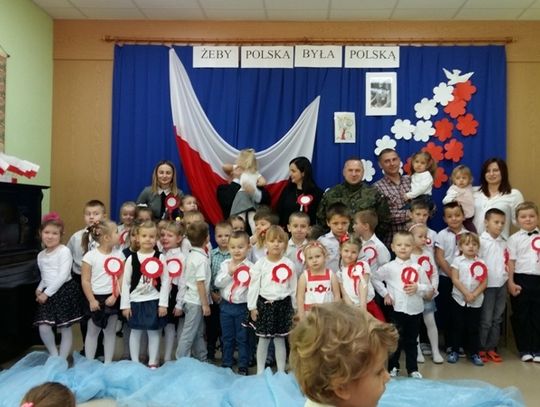 Święto Niepodległości także w przedszkolu