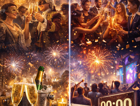 Sylwester — dlaczego żegnamy rok hałasem, światłem i bąbelkami