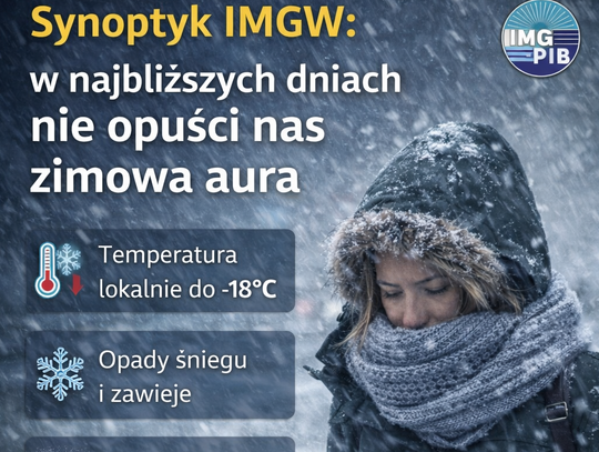Synoptyk IMGW: w najbliższych dniach nie opuści nas zimowa aura
