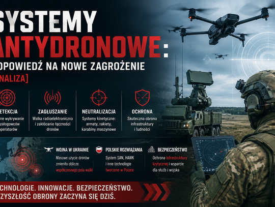 Systemy antydronowe: odpowiedź na nowe zagrożenie (analiza)