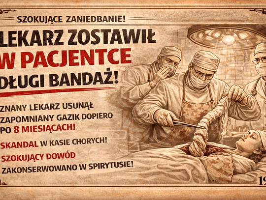 Szokujące zaniedbanie lekarza!