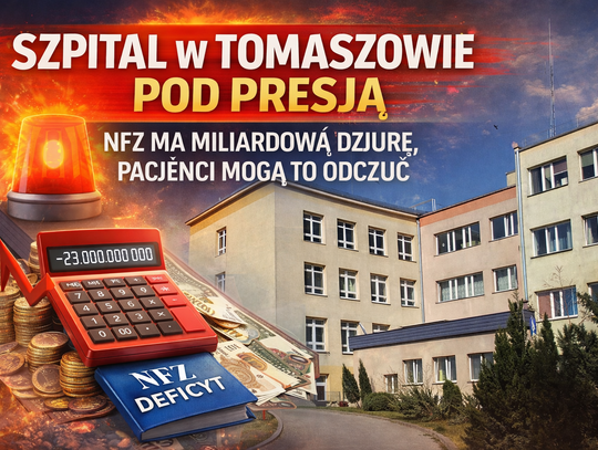 Szpital w Tomaszowie pod presją. NFZ ma miliardową dziurę, pacjenci mogą to odczuć