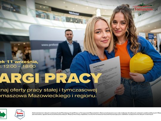 Szukasz pracy albo myślisz o zmianie? W piątek Targi Pracy w Galerii Tomaszów