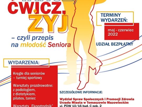 Tańcz, ćwicz, żyj - warsztaty dla seniorów