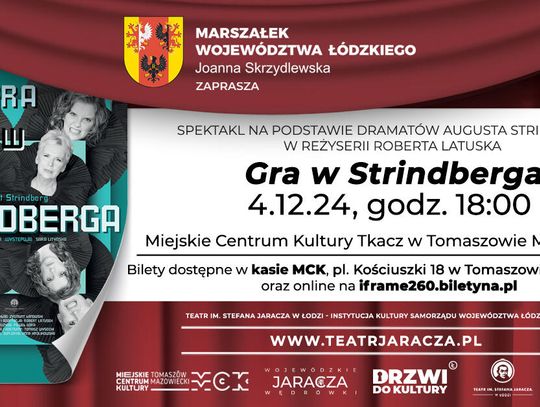 Teatr Jaracza z Łodzi przywędruje do Tomaszowa