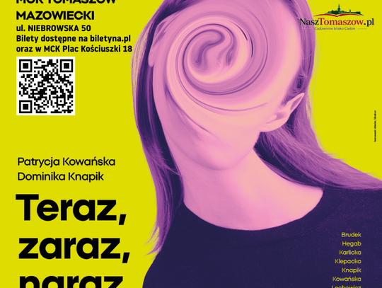 „Teraz, zaraz, naraz” w Tomaszowie. Spektakl o ADHD, neuroróżnorodności i presji dopasowania już 6 listopada w MCK Tkacz
