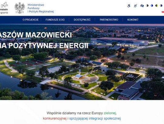 Tomaszów Mazowiecki – Arena Pozytywnej Energii. Powstała strona projektu