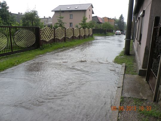 Tomaszów po burzy.