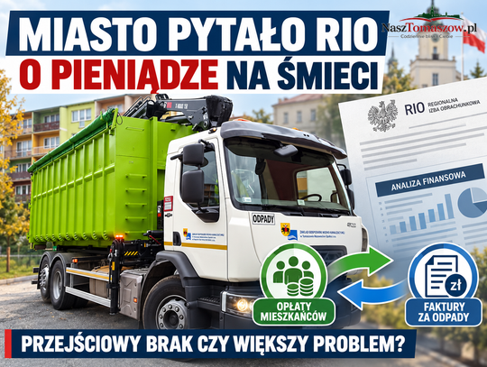 Tomaszów pytał RIO, czy może płacić za śmieci z innych pieniędzy. Dlaczego?