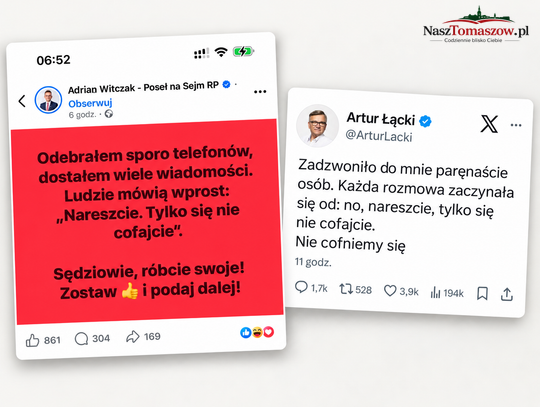Tomaszowianie, kogoście wybrali?