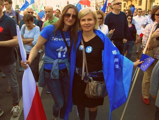 Tomaszowianie na manifestacji