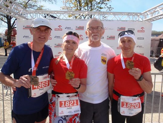 Tomaszowianie w Orlen Warsaw  Marathon