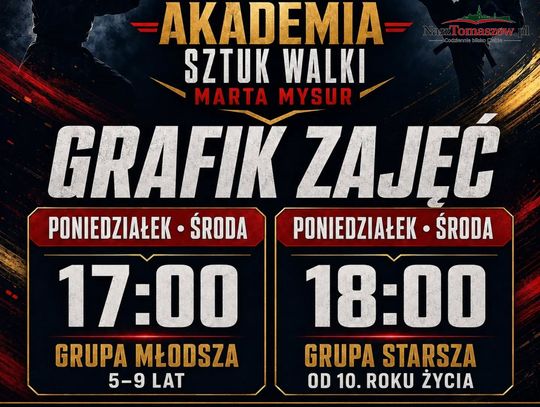 Tomaszowska Akademia Sztuk Walki wraca na matę. Start zajęć od 7 września 2026