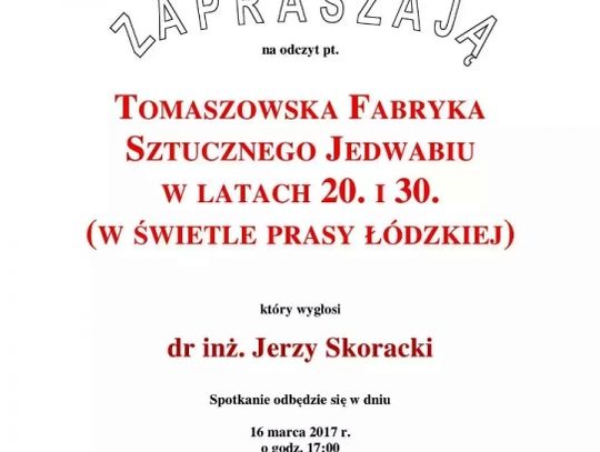 Tomaszowska Fabryka Sztucznego Jedwabiu w latach 20. i 30.