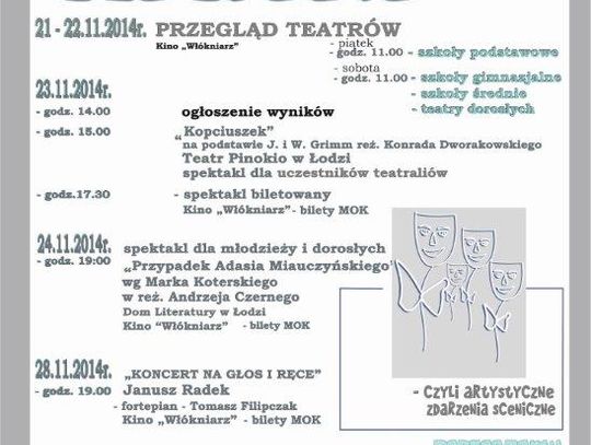 TOMASZOWSKIE ŚWIĘTO TEATRU JUŻ ZA CHWILĘ