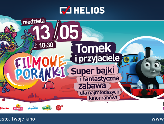 Tomek swoją stację ma w kinach Helios!