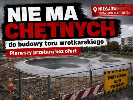 Tor wrotkarski na Niebrowie utknął przed startem. Pierwszy przetarg bez ani jednej oferty
