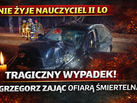 Tragiczny wypadek w Twardej. Nie żyje nauczyciel II LO w Tomaszowie Mazowieckim Tragiczny wypadek w Twardej. Nie żyje nauczyciel II LO w Tomaszowie Mazowieckim