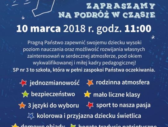 &quot;Trójka&quot; zaprasza na Dzień Otwarty