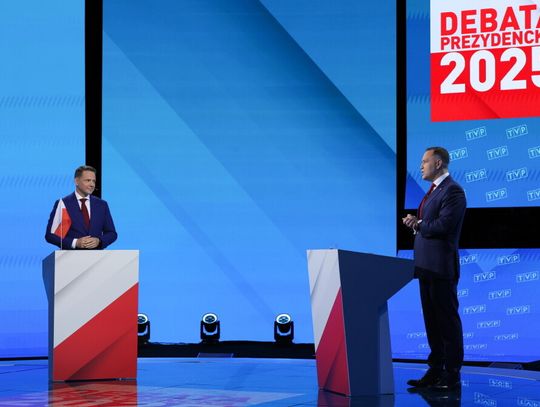 Trzaskowski i Nawrocki m.in. o Ukrainie, ale także o "ustawkach" i "półświatku"