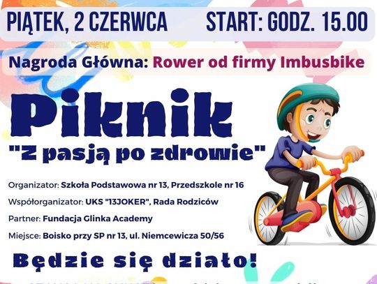 „Trzynastka” zaprasza na „Piknik z pasją po zdrowie”