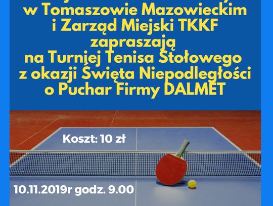 Turniej Tenisa Stołowego z okazji Święta Niepodległości 