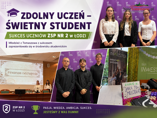 Uczniowie ZSP nr 2 z Tomaszowa w projekcie UŁ. Technik reklamy najliczniejszą grupą i z sukcesem na akademickiej scenie