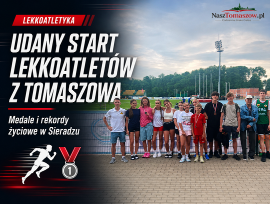Udany start lekkoatletów z Tomaszowa. Medale i rekordy życiowe w Sieradzu Udany start lekkoatletów z Tomaszowa. Medale i rekordy życiowe w Sieradzu