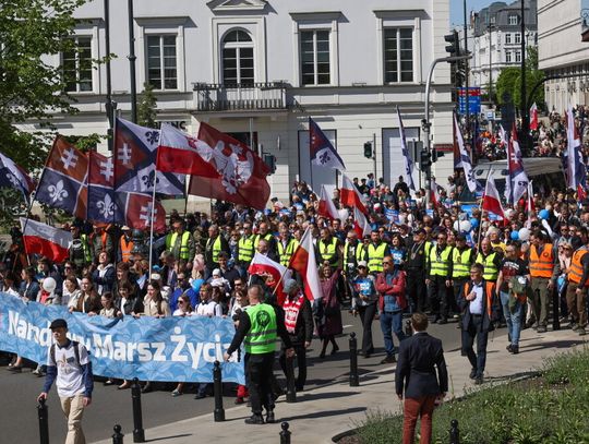 Ulicami stolicy przeszedł Narodowy Marsz Życia