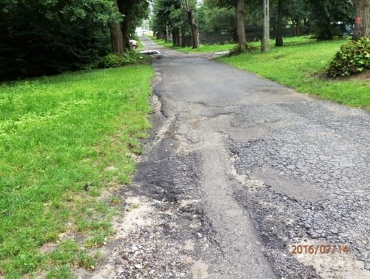 Uliczka wciąż zapomniana