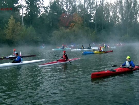 Ultramaraton kajakowy na trasie Tomaszów Mazowiecki - Warka