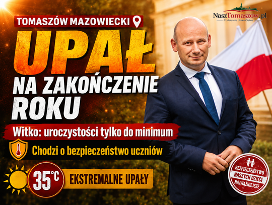 Upał zamiast akademii. Prezydent apeluje: zakończenia roku szkolnego tylko w niezbędnym minimum