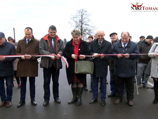 Uroczyste oddanie do użytku wyremontowanego mostu w Prażkach gmina Będków