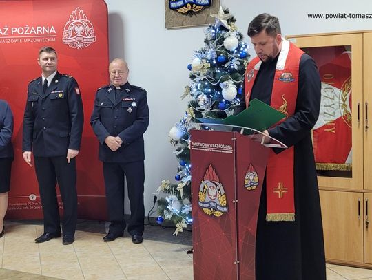 Uroczyste spotkanie wigilijne w Komendzie Powiatowej Państwowej Straży Pożarnej