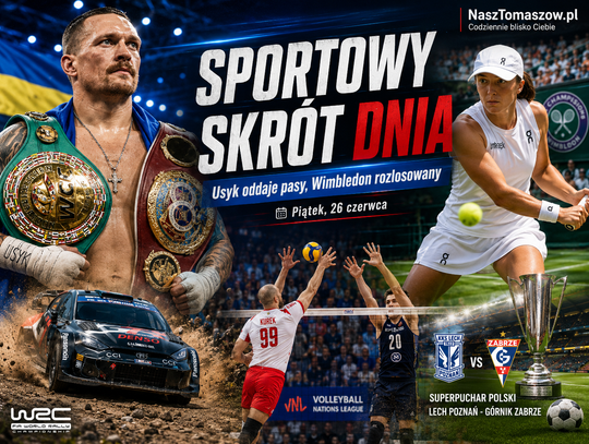 Usyk oddaje pasy, Wimbledon rozdał karty. Sportowy piątek pod znakiem wielkich nazwisk