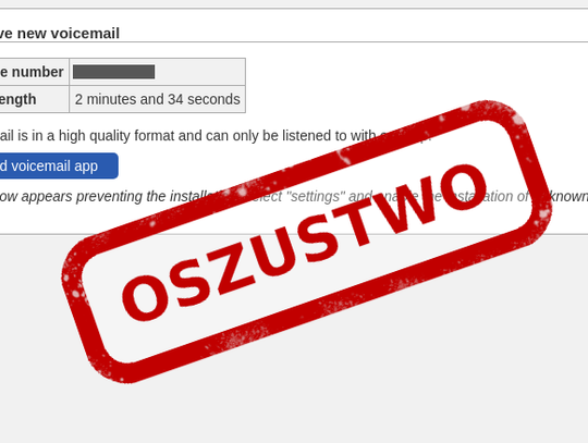 Uwaga! Ostrzegamy przed powrotem znanego oszustwa, którego celem jest infekcja telefonów z systemem operacyjnym Android!