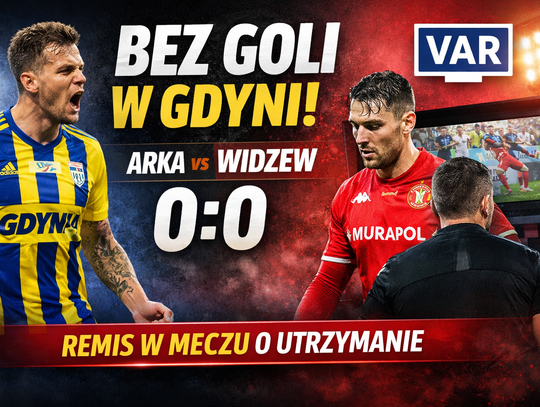 VAR i niewiele emocji. Arka – Widzew 0:0 w meczu drużyn z dołu tabeli VAR i niewiele emocji. Arka – Widzew 0:0 w meczu drużyn z dołu tabeli