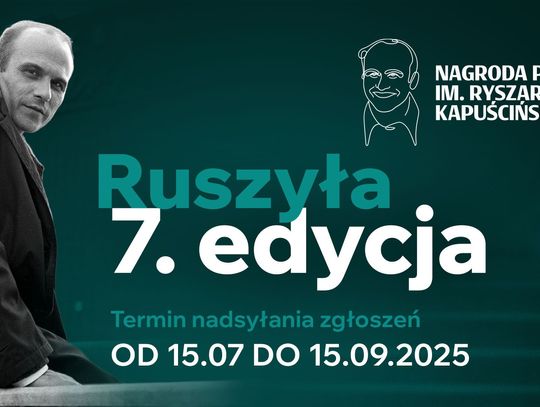 VII edycja Nagrody PAP im. Ryszarda Kapuścińskiego - konkurs dla tych, którzy cenią rzetelne, zaangażowane dziennikarstwo