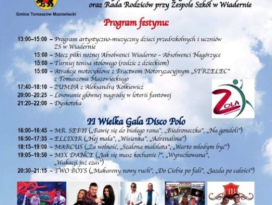 VII FESTYN RODZINNY w Zespole Szkół w Wiadernie