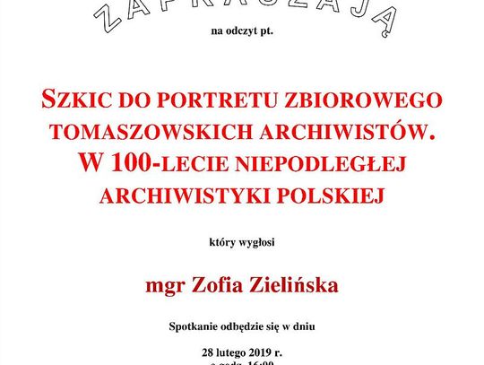 W Archiwum o archiwistach W Archiwum o archiwistach