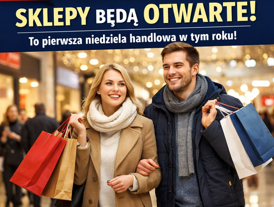 W niedzielę sklepy będą czynne