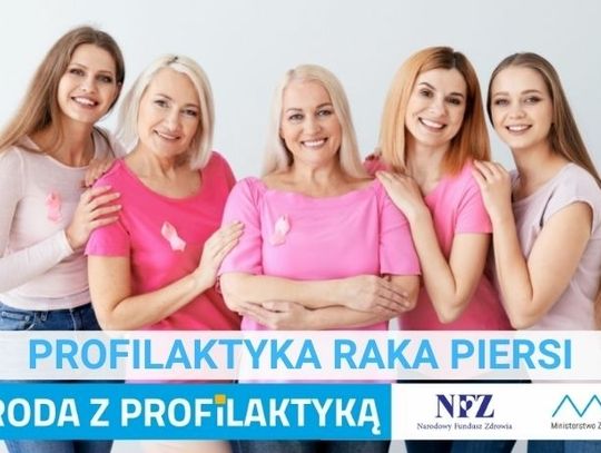 W Polsce stwierdza się rocznie ponad 18 500 nowych przypadków zachorowań na raka piersi