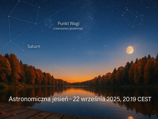 W poniedziałek pierwszy dzień astronomicznej jesieni