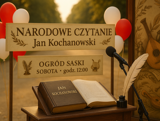 W sobotę Narodowe Czytanie poezji Jana Kochanowskiego