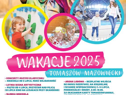 Wakacje 2025 w Tomaszowie Mazowieckim