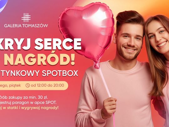 Walentynkowa zabawa i prezenty w Galerii Tomaszów!